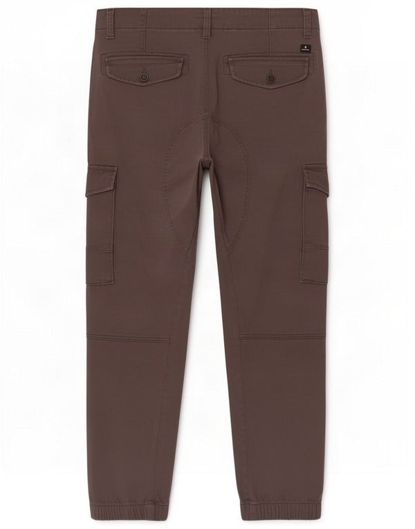 Jack & Jones Mens Paul Tapered Joggers Cargo Calças W32 L30 Algodão Cinza