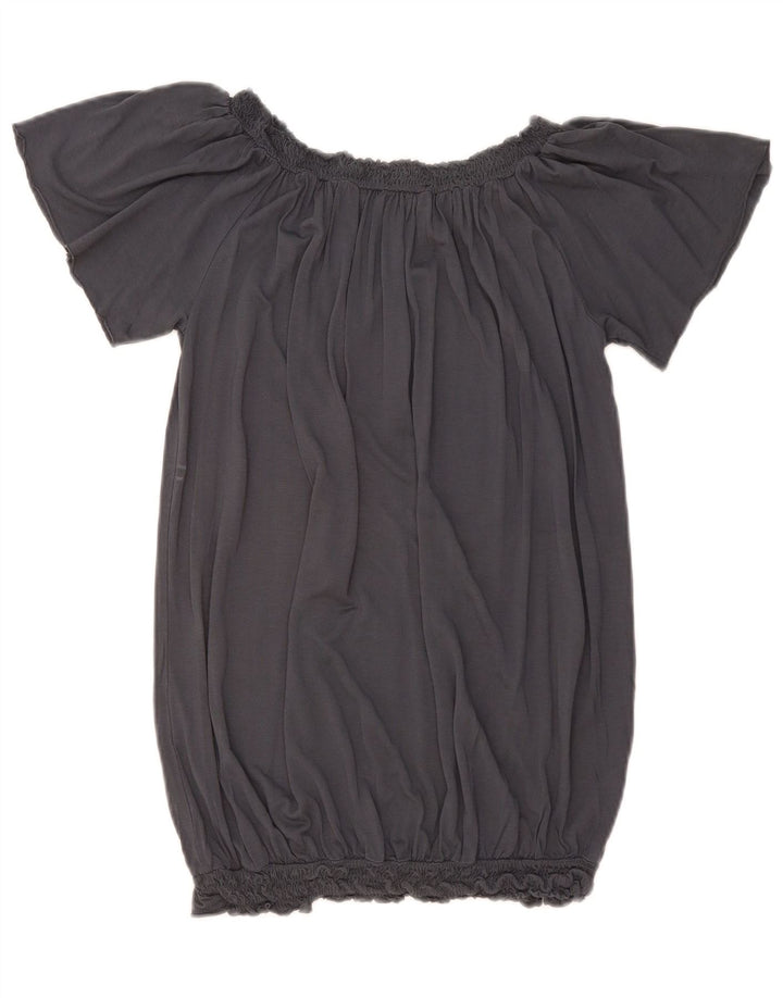 Blusa feminina Max & Co. UK 12 viscose cinza médio