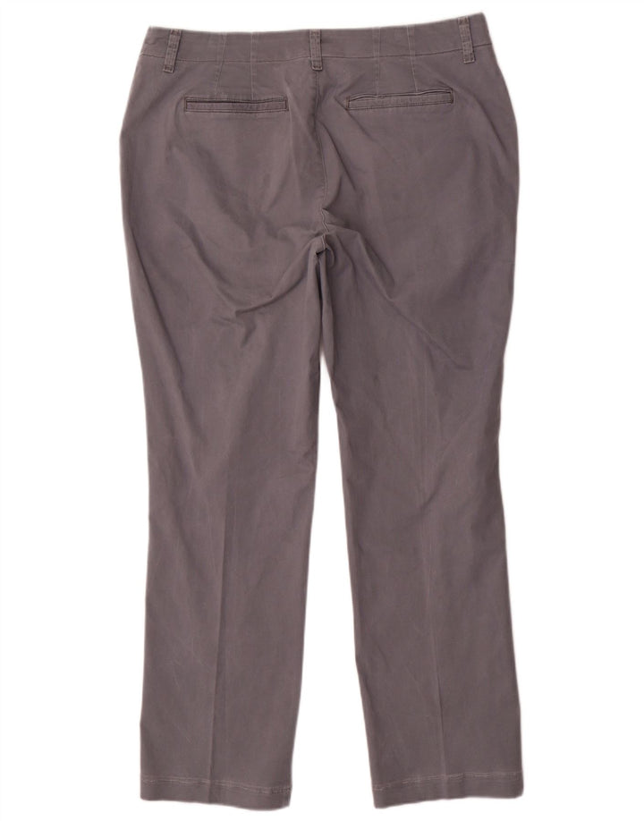 Calça chino reta feminina LEE W34 L29 cinza