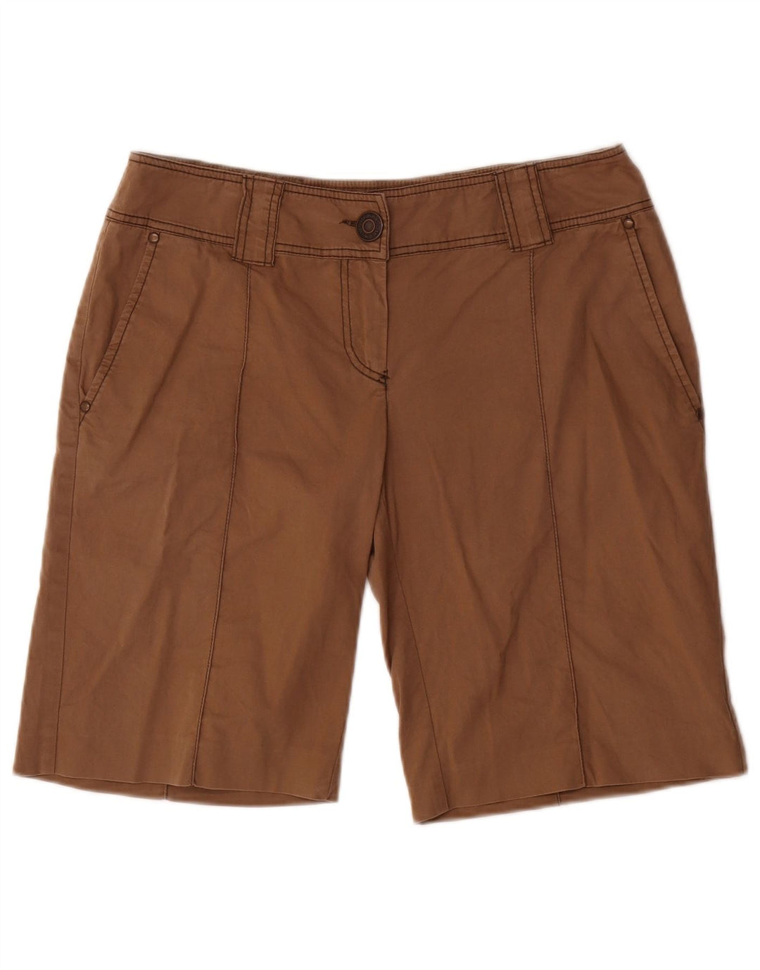 Max&Co. Bermuda Feminina W30 Médio Marrom