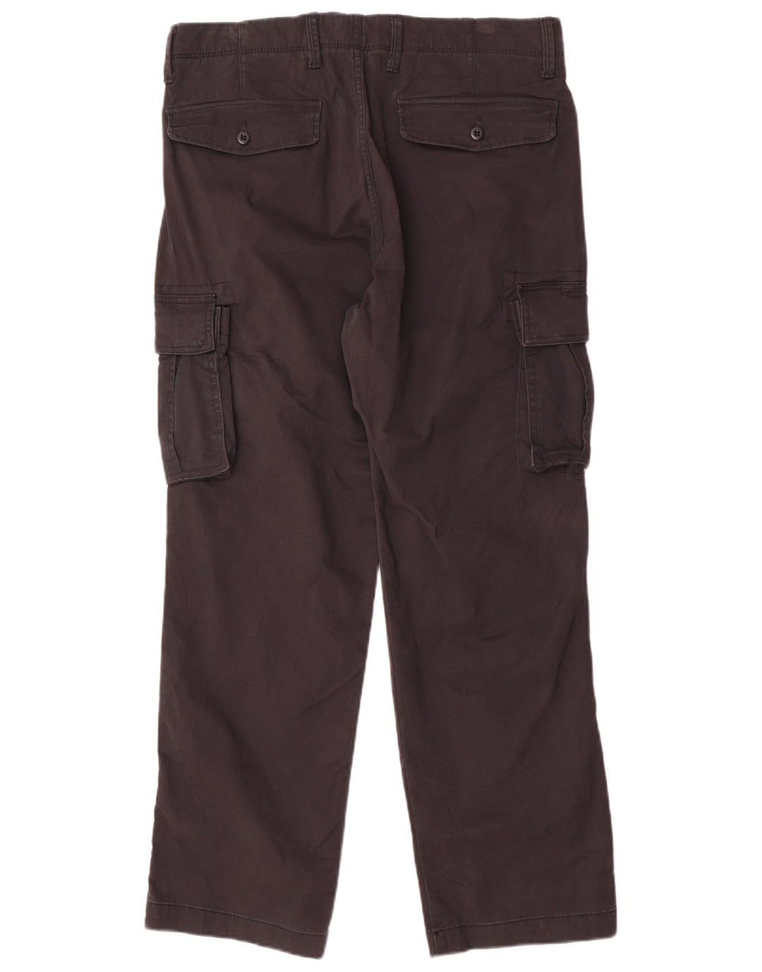 Calça cargo reta masculina Gap W32 L30 algodão preto