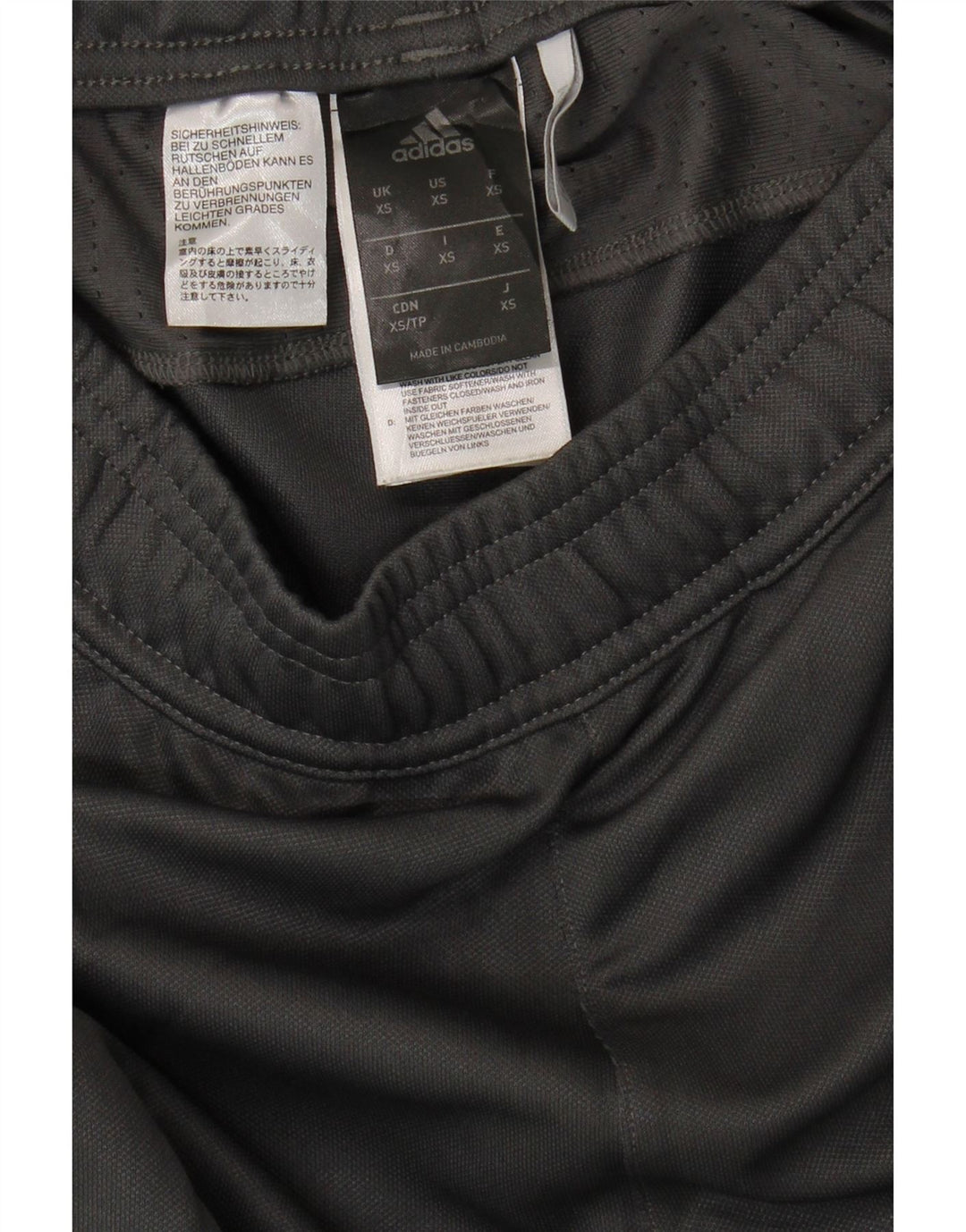 Calça Adidas Mens Treino XS Poliéster Cinza