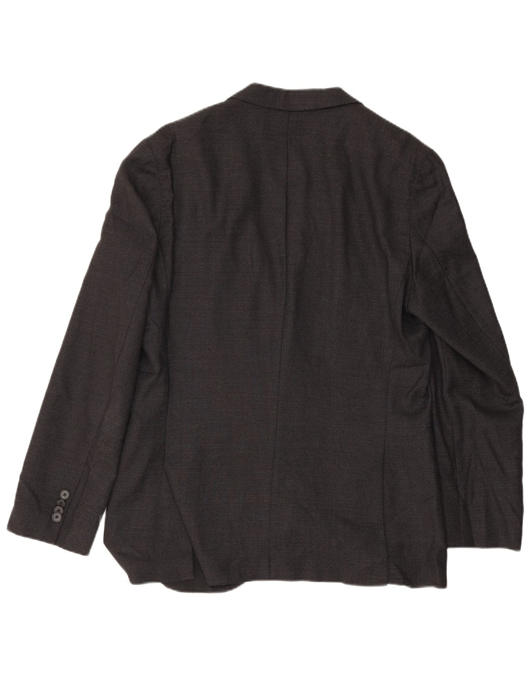Jaqueta blazer masculina de 2 botões Hugo Boss Reino Unido 50 grande lã virgem preta
