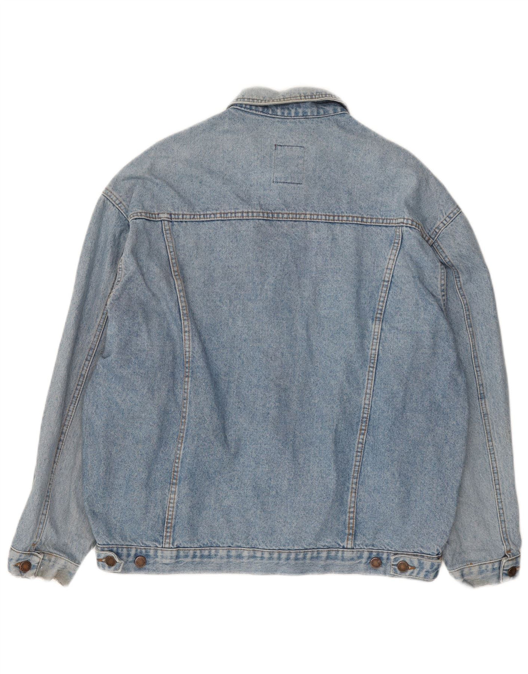 Jaqueta jeans masculina CASSUCI UK 42 XL algodão azul