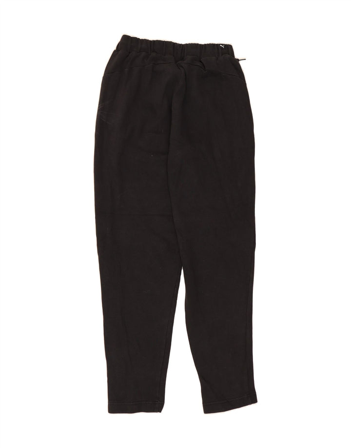 PUMA Mens Graphic Tracksuit Trousers Medium  Black Vintage Puma and Second-Hand Puma from Messina Hembry 
