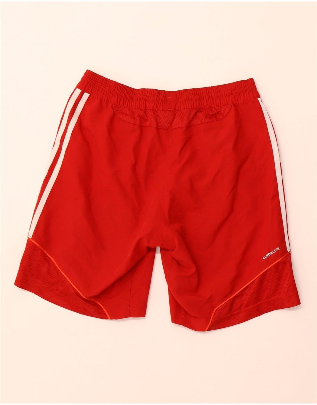 Adidas Womens Climalite Sport Shorts UK 8 Pequeno Poliéster Vermelho