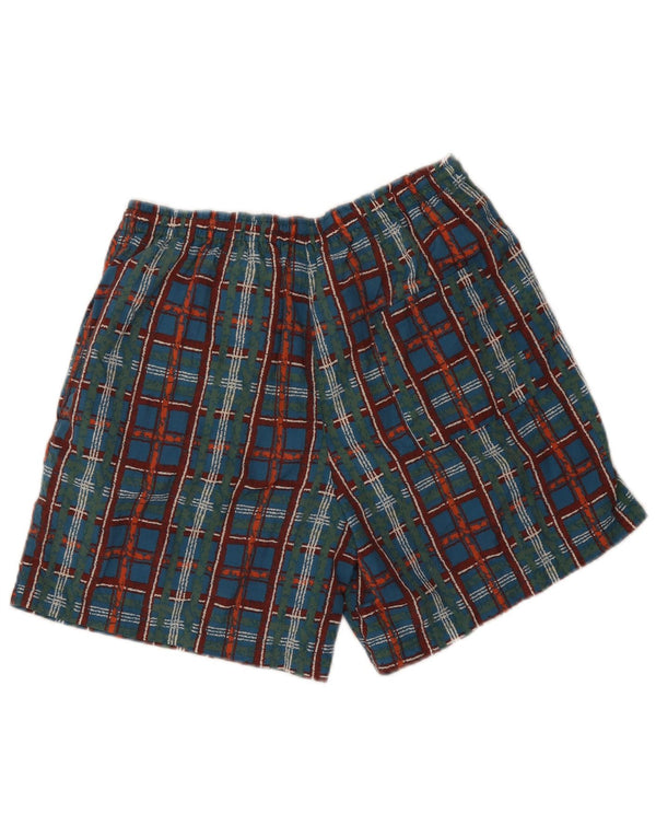 Bernard Mens Natação Shorts Médio Xadrez Multicolorido