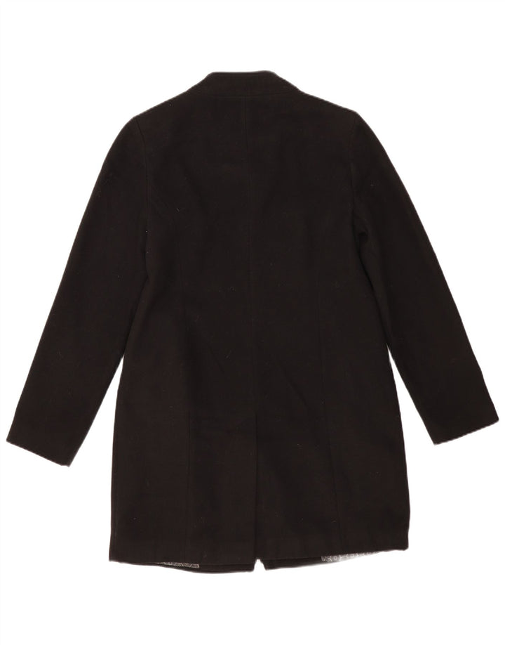 Sobretudo feminino Marks & Spencer UK 12 poliéster preto médio