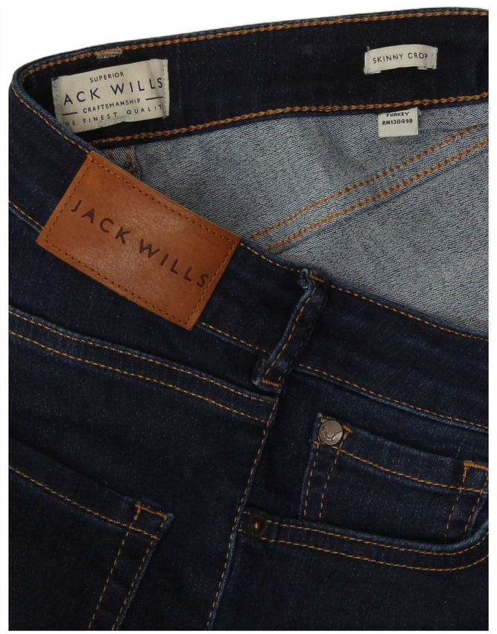JACK WILLS Calça jeans skinny feminina W27 L25 azul marinho