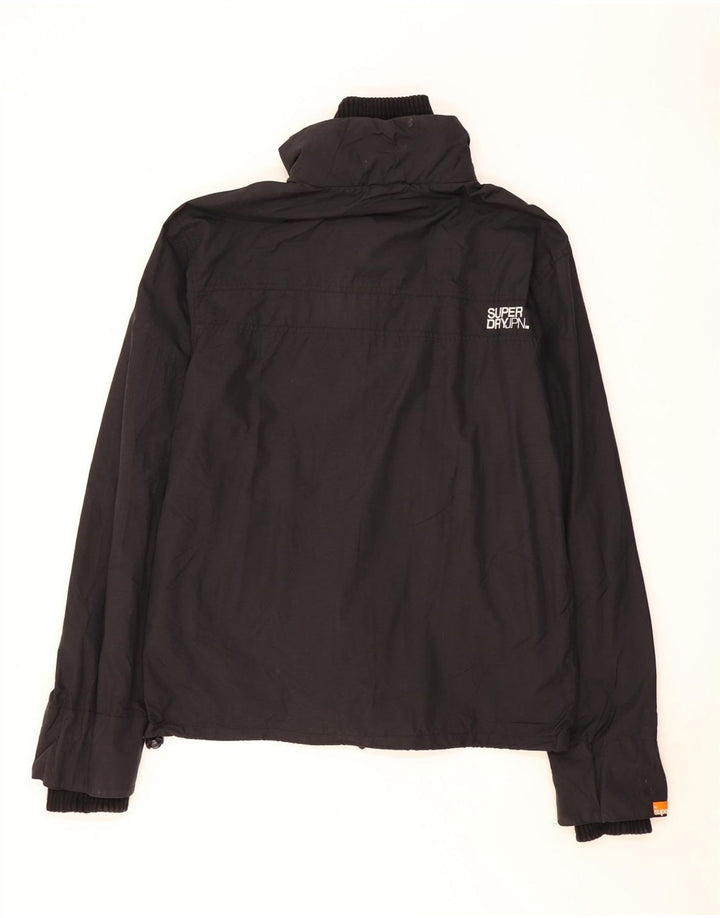 Jaqueta de chuva masculina Superdry Graphic UK 44 2XL poliéster preto