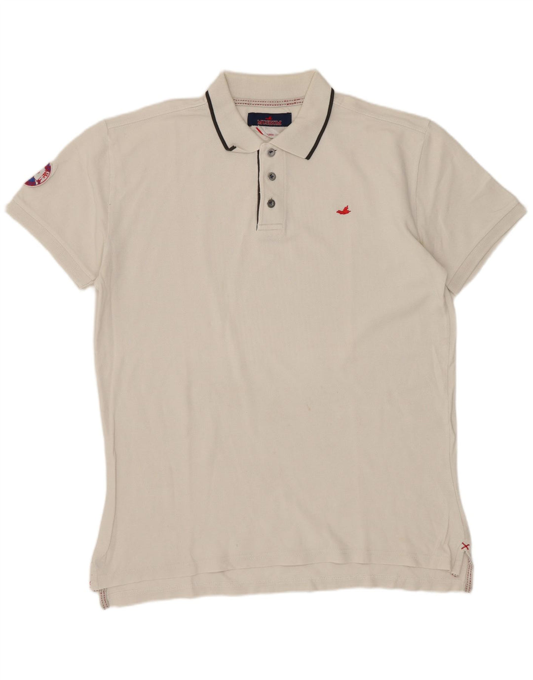 Camisa Polo Masculina Museu XL Branca
