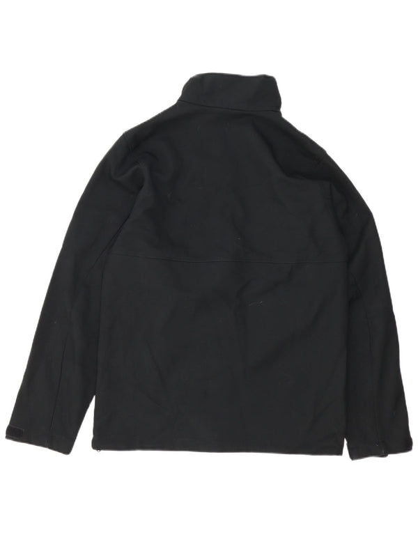 Jaqueta corta-vento masculina Columbia UK 36 poliéster preto pequeno