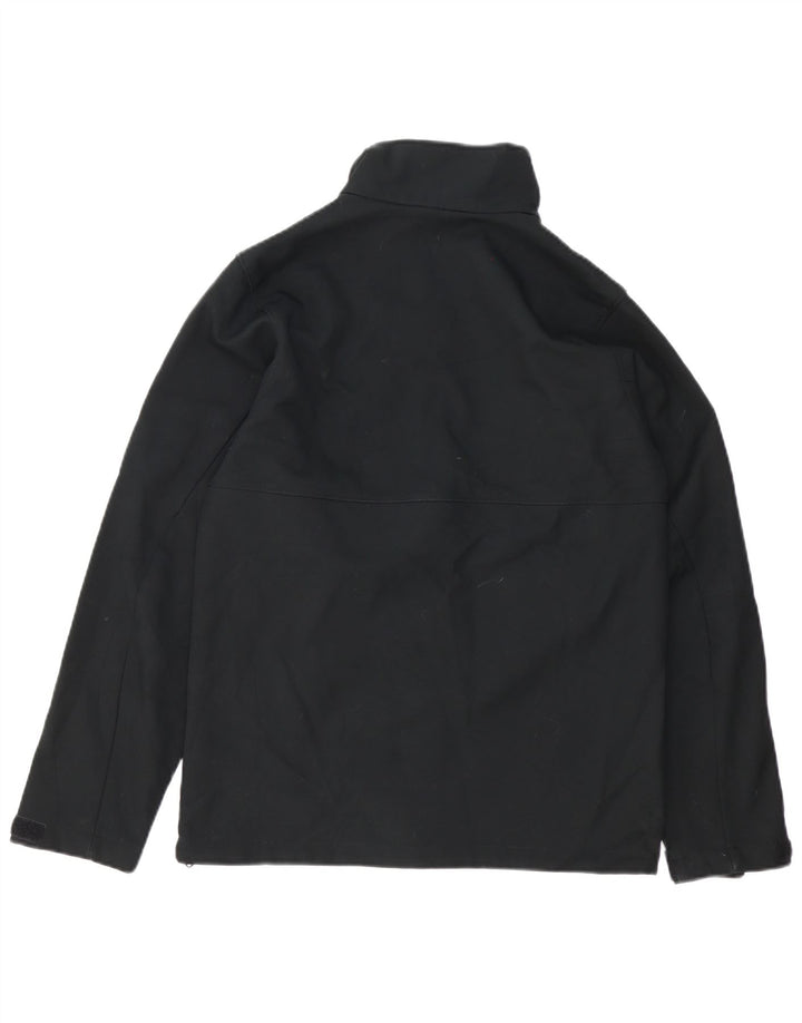 Jaqueta corta-vento masculina Columbia UK 36 poliéster preto pequeno