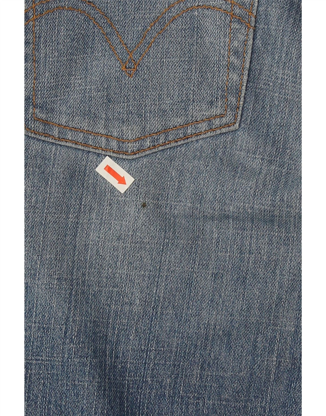 Calça jeans feminina Levi's 515 Bootcut US 8 médio W32 L30 azul algodão