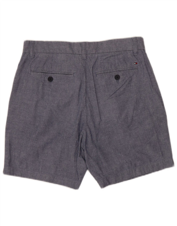 TOMMY HILFIGER Mens Chino Shorts W29 Small Blue