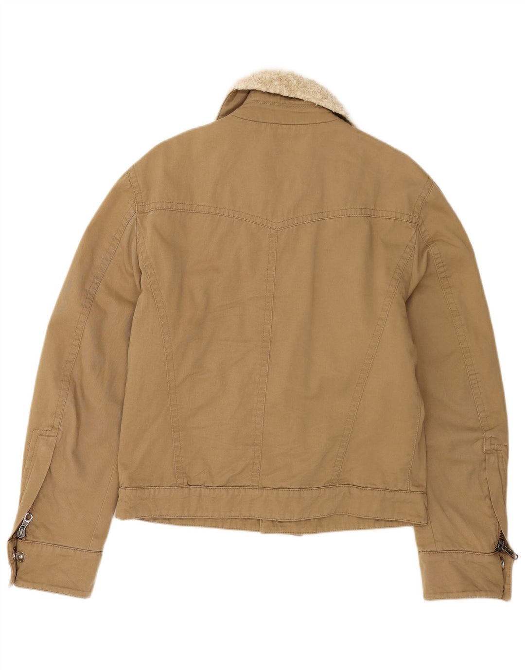 Jaqueta utilitária masculina Iceberg IT 52 XL algodão bege
