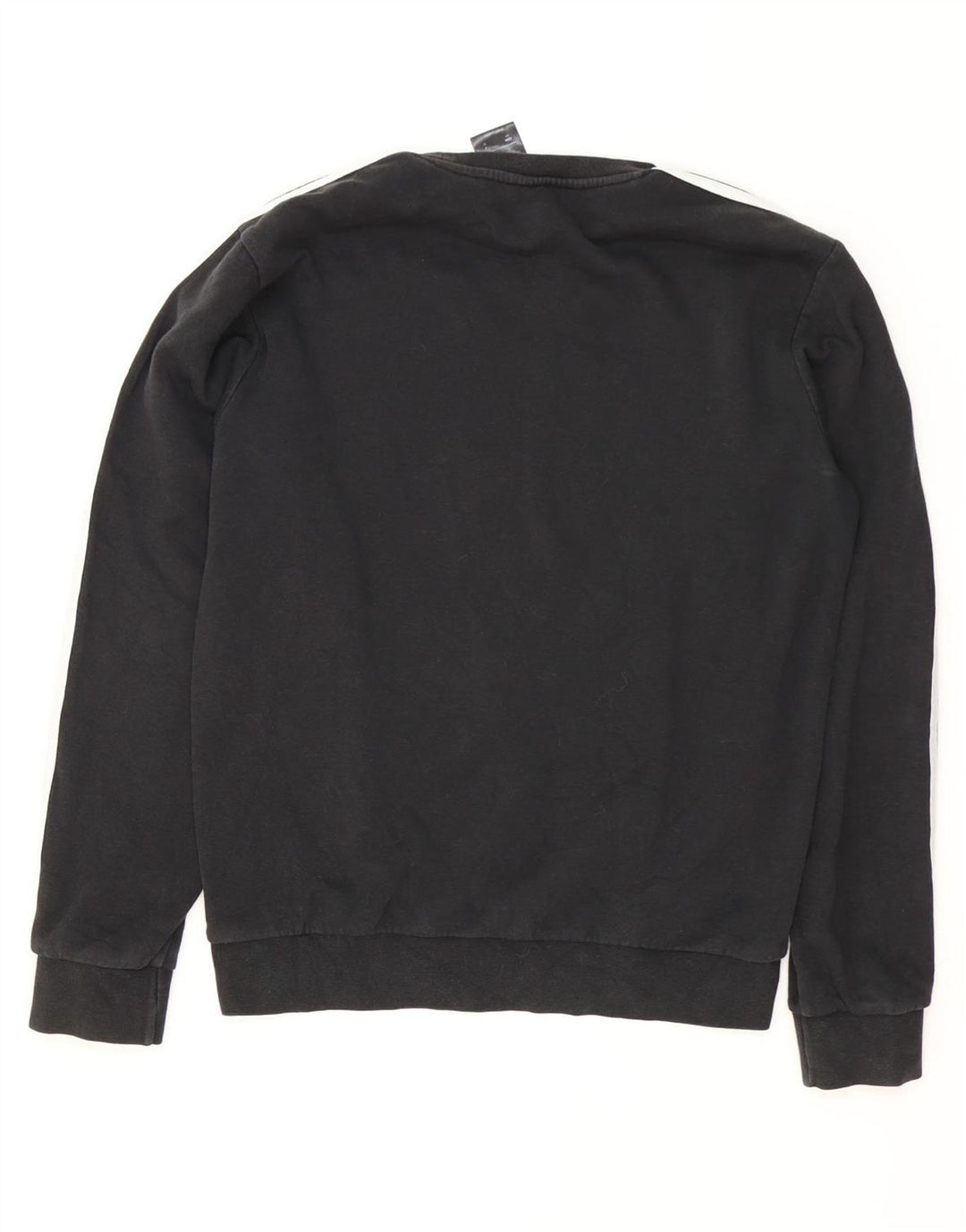 Adidas Mens Graphic Moletom Jumper Pequeno Algodão Preto