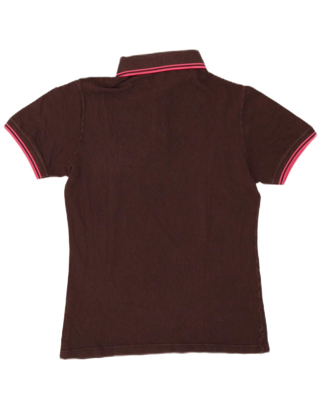 Camisa polo masculina Fred Perry pequena de algodão marrom
