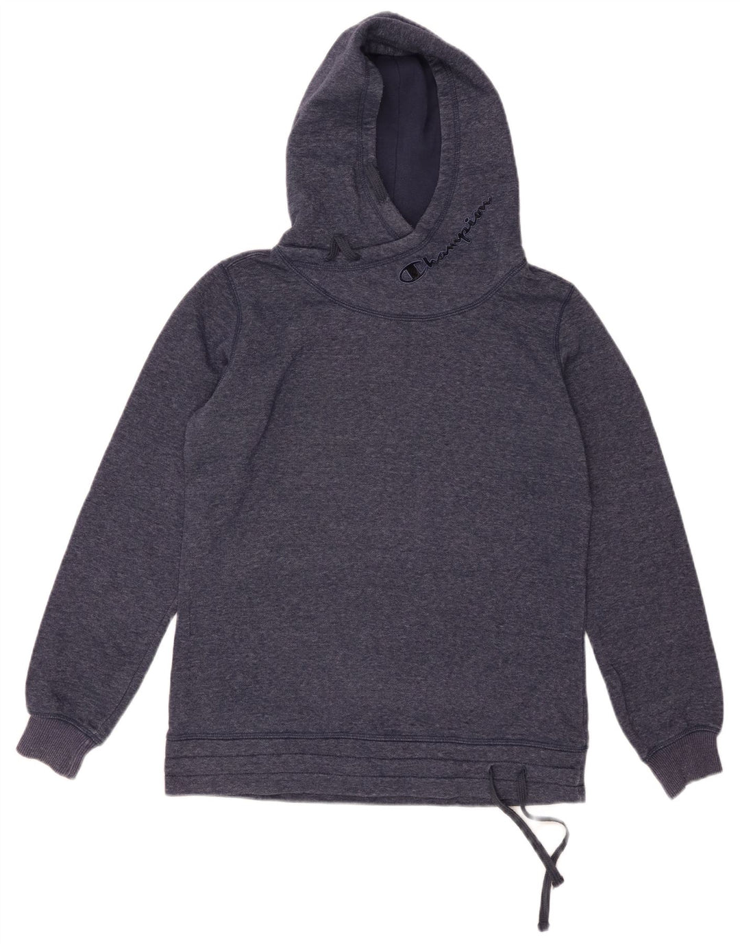 CHAMPION Suéter feminino com capuz gráfico Reino Unido 16 grande azul marinho