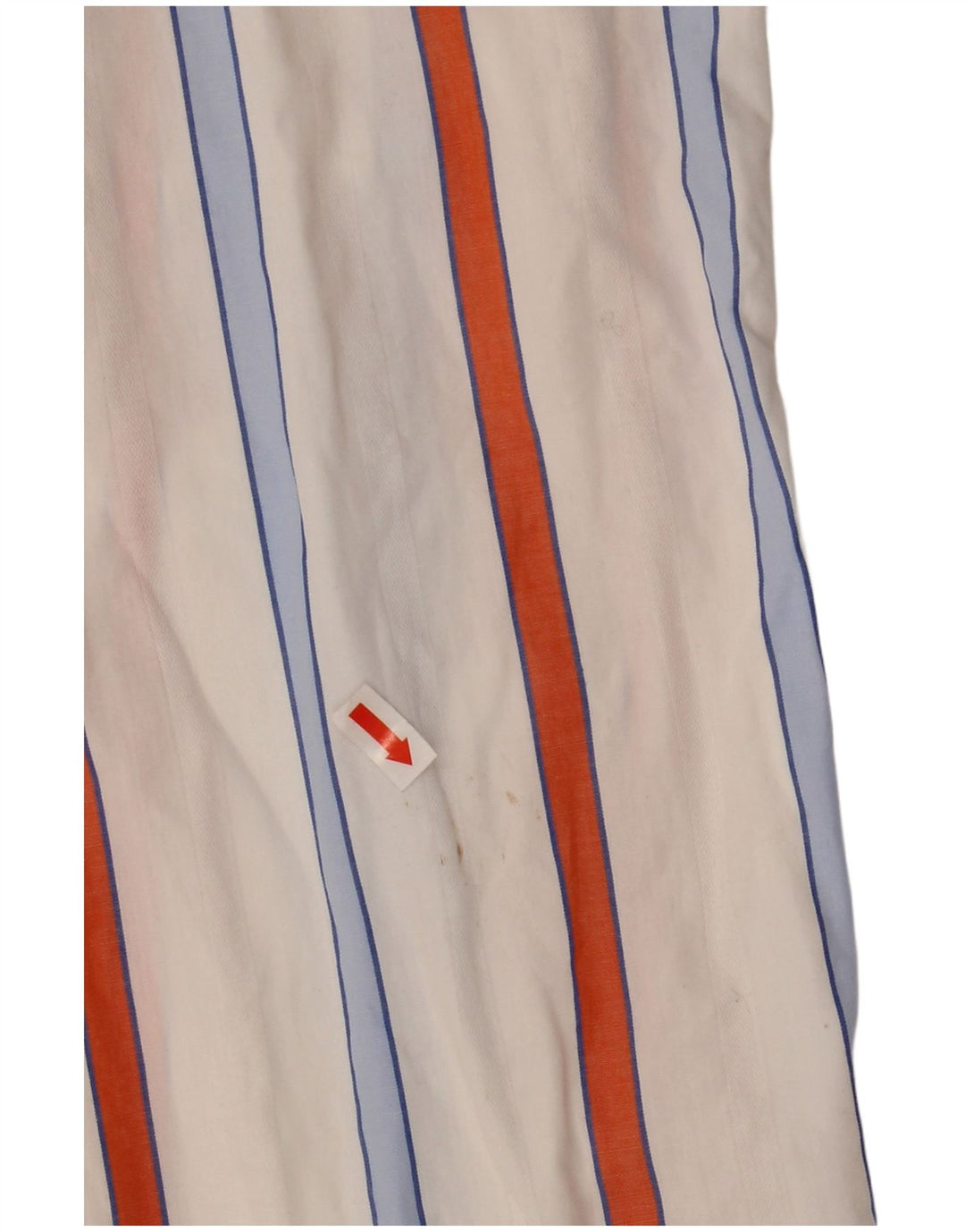 Camisa masculina de manga curta ENRICO COVERI tamanho 42 listrado branco grande