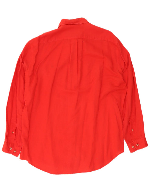 Camisa masculina Marlboro Classics grande linho vermelho