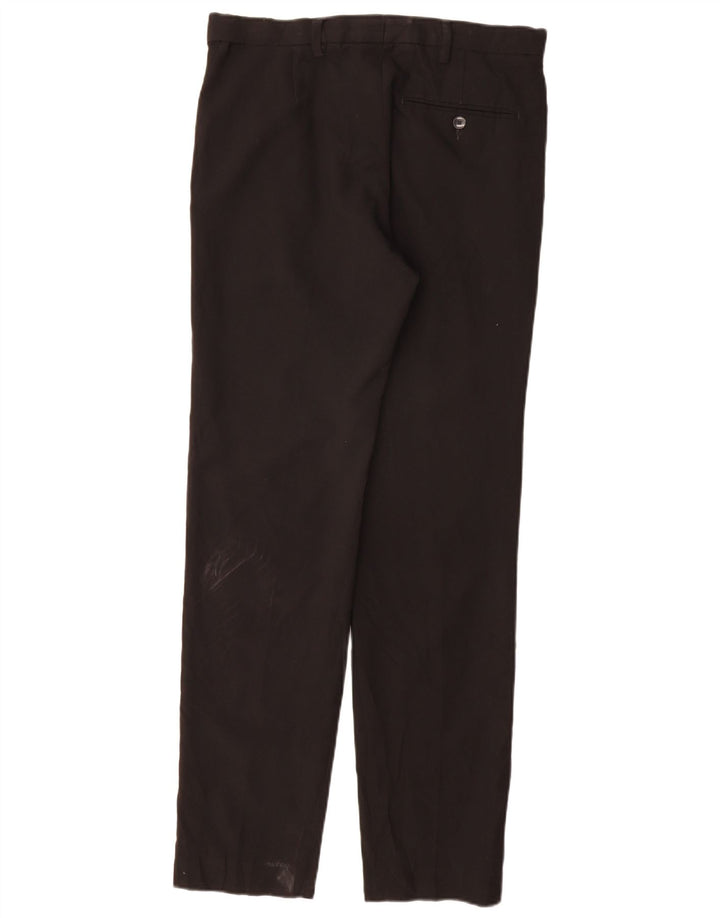 Calça feminina Marks & Spencer Slim Fit W30 L33 Poliéster Preto