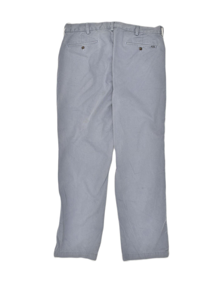 POLO RALPH LAUREN Womens Classic Fit Chino Trousers W38 L32  Grey Cotton | Vintage Polo Ralph Lauren | Thrift | Second-Hand Polo Ralph Lauren | Used Clothing | Messina Hembry 
