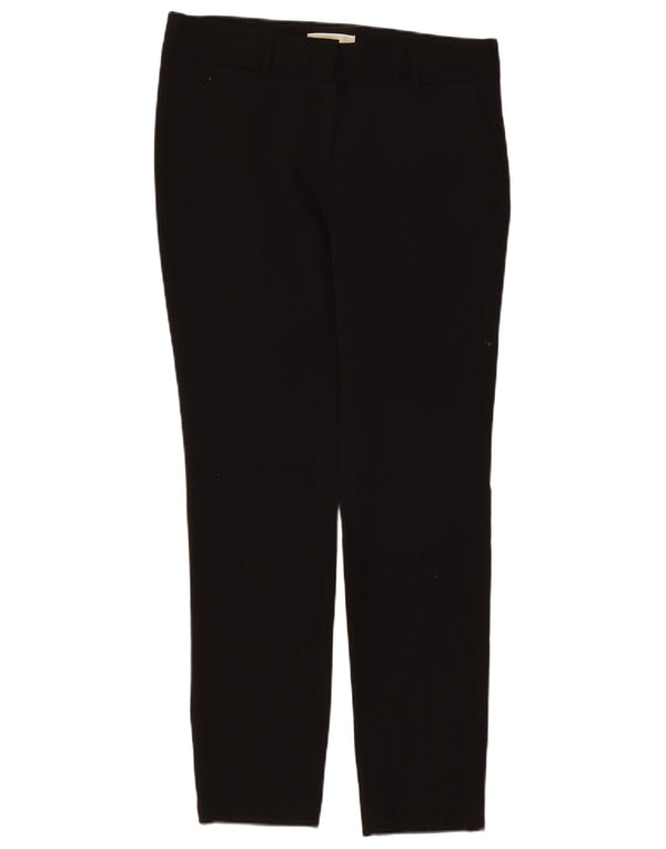 Calça Chino Feminina Michael Kors Slim EUA 8 Médio W34 L31 Poliéster Preto