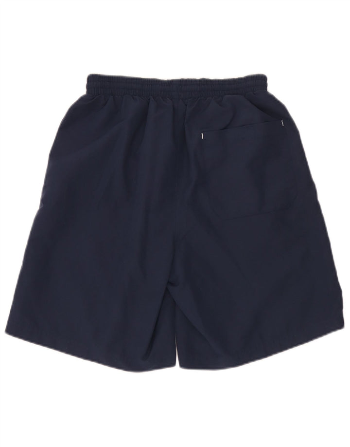 Shorts esportivos masculinos Umbro pequenos poliéster azul marinho