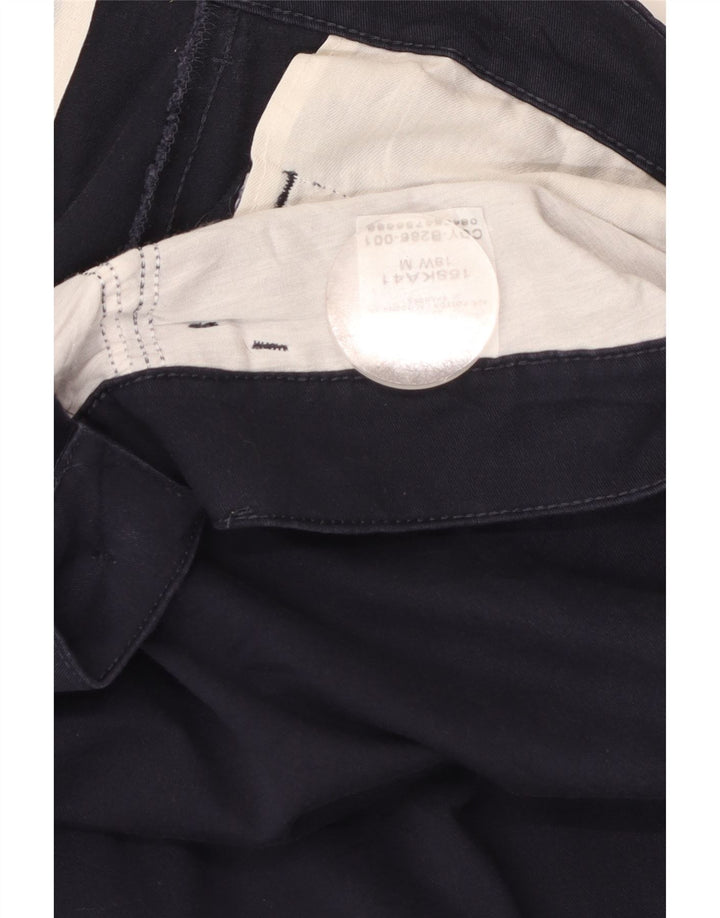 Calça feminina casual reta LEE US 18 2XL W40 L31 algodão azul marinho