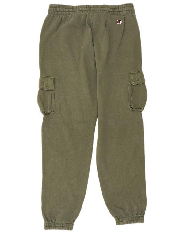 Calça esportiva masculina Champion Cargo Joggers grande de algodão cáqui