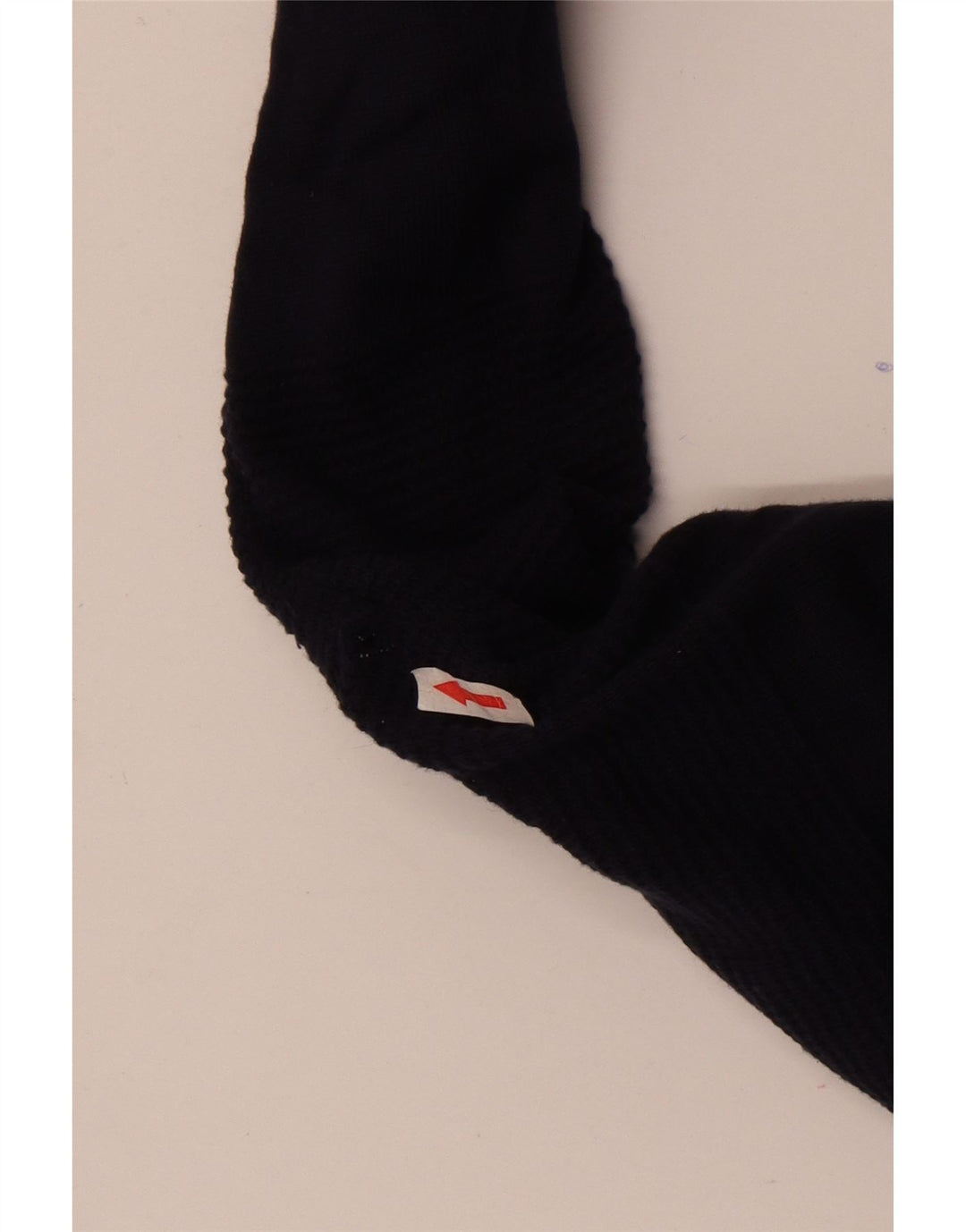 Suéter masculino Farah com gola redonda, algodão azul marinho médio