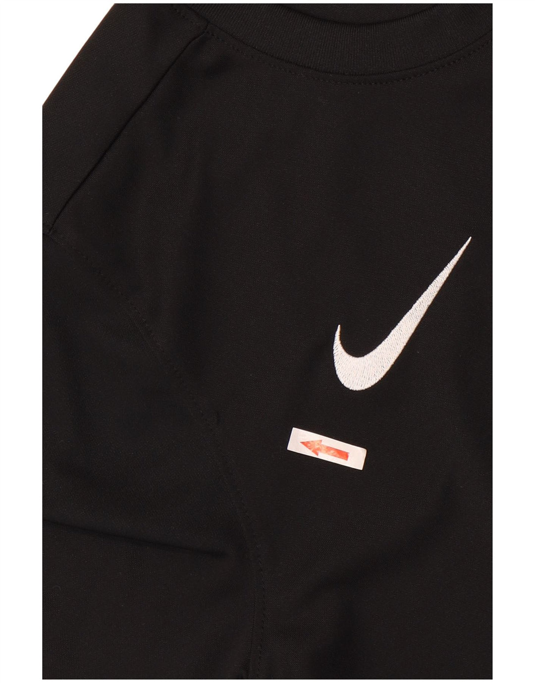 Nike Mens Dri Fit Slim Camiseta Top Pequeno Poliéster Preto