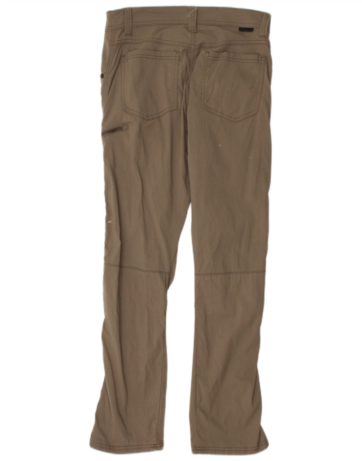 Calça cargo masculina Wrangler reta W30 L30 cáqui nylon