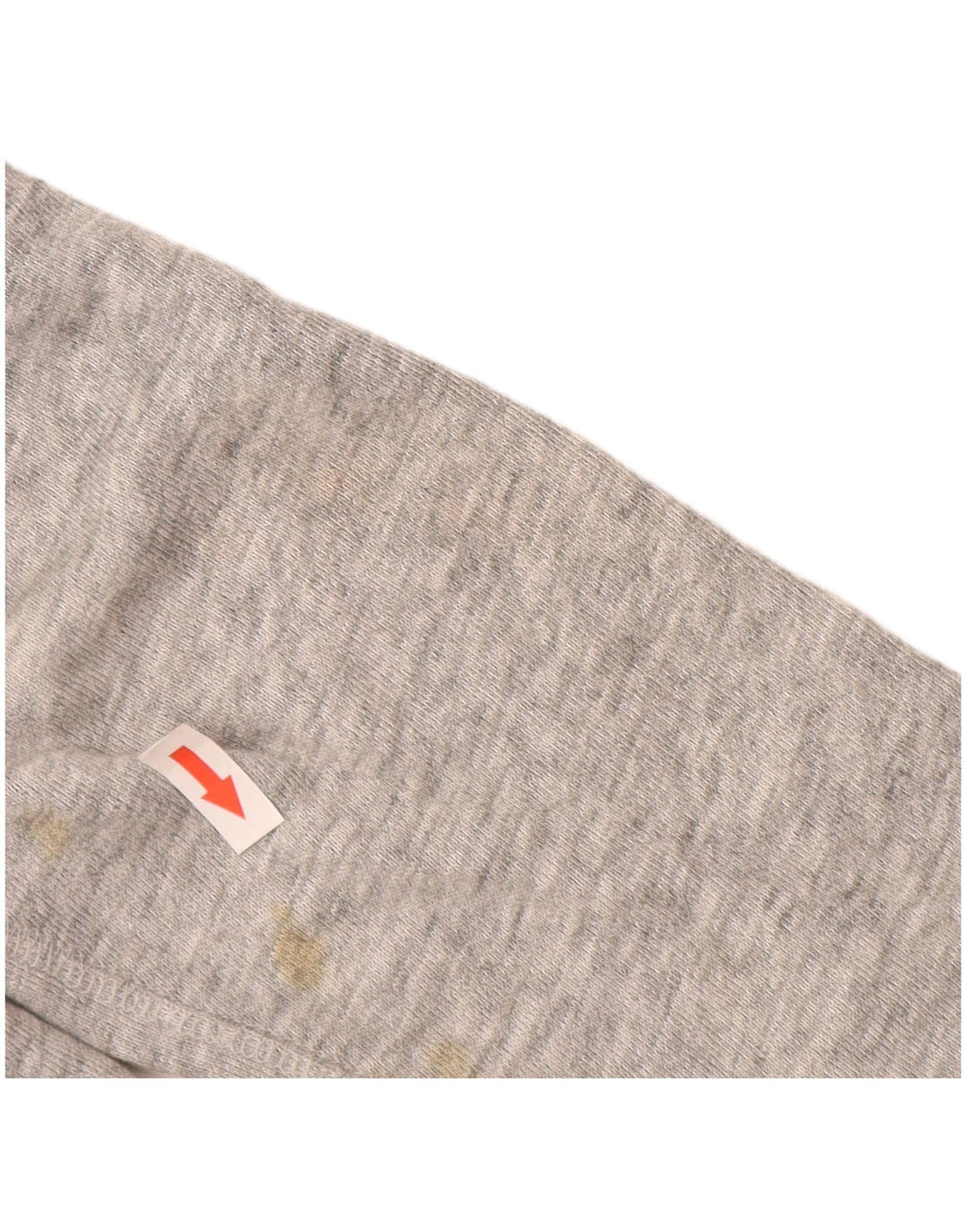 LEVI'S moletom gráfico feminino jumper UK 12 algodão cinza médio