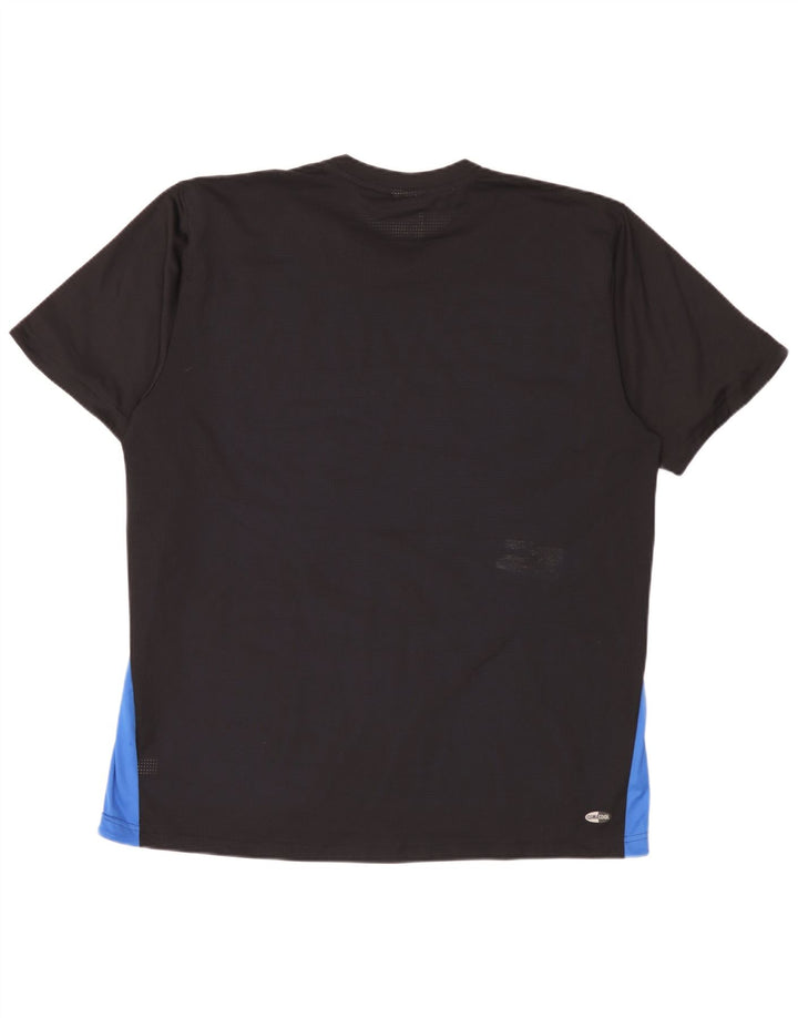 Adidas Masculino Clima 365 Camiseta Top 2XL Preto Colorblock Poliéster