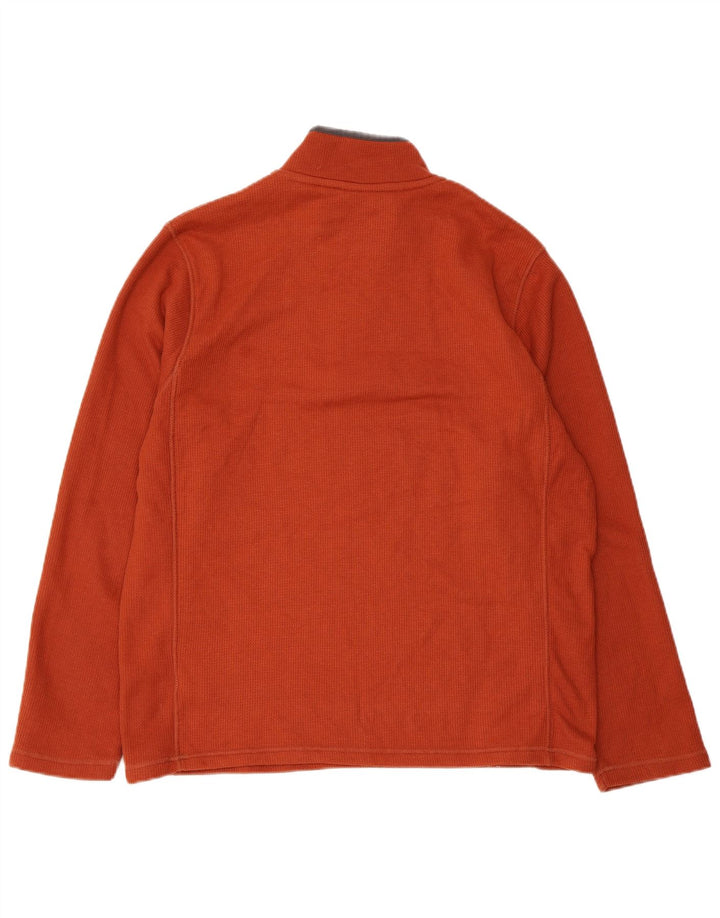 Moletom masculino Mountain Warehouse com zíper e gola em poliéster marrom médio