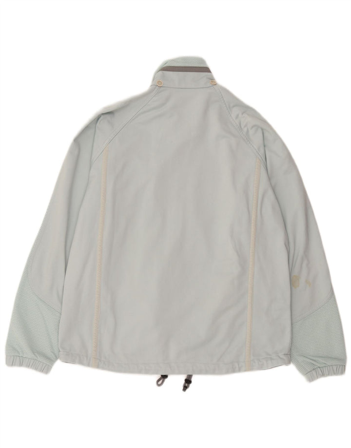 Diadora Womens Tracksuit Top Jacket UK 36 Pequeno Azul Poliéster