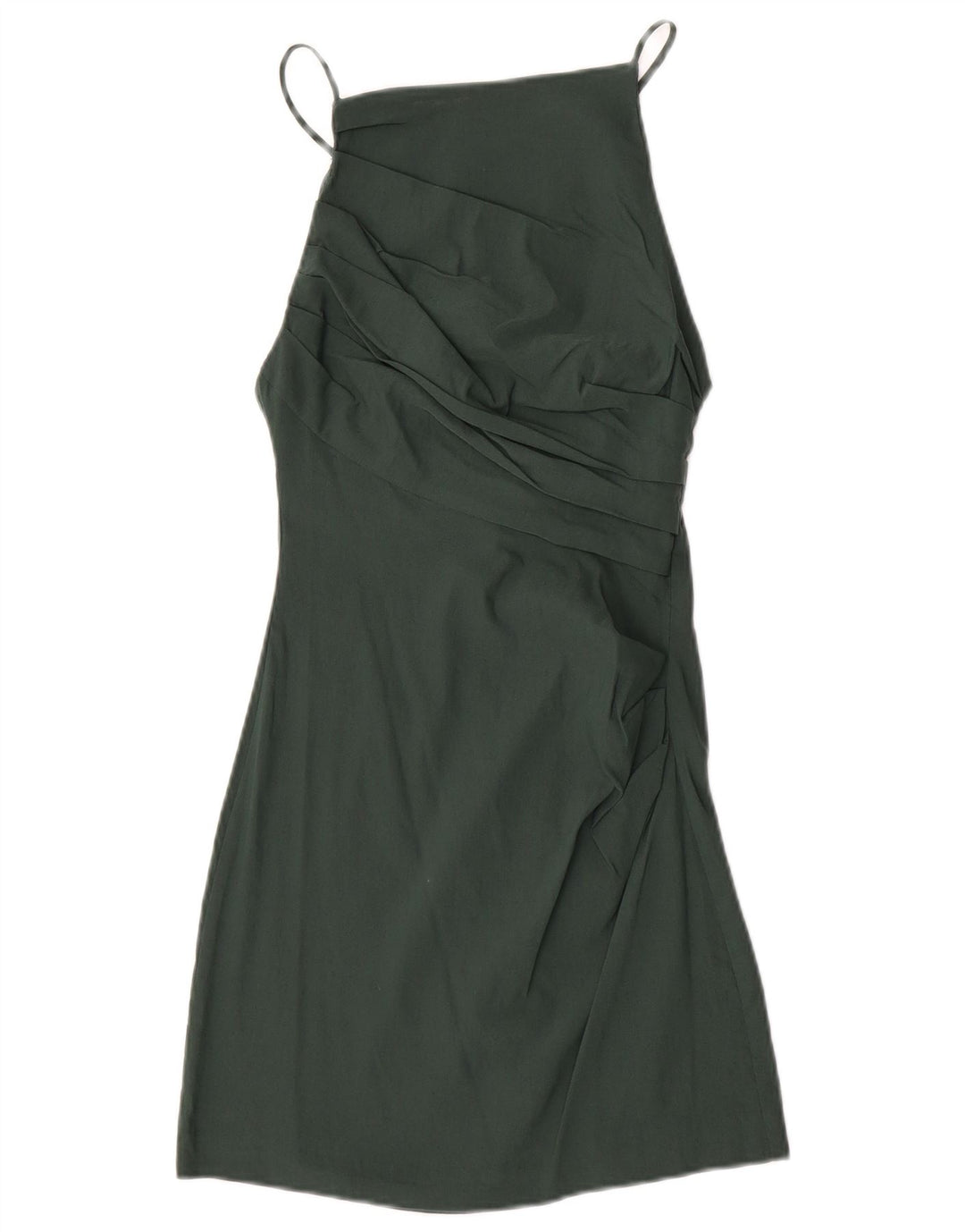 Vestido de verão feminino Zara Reino Unido 8 pequeno verde
