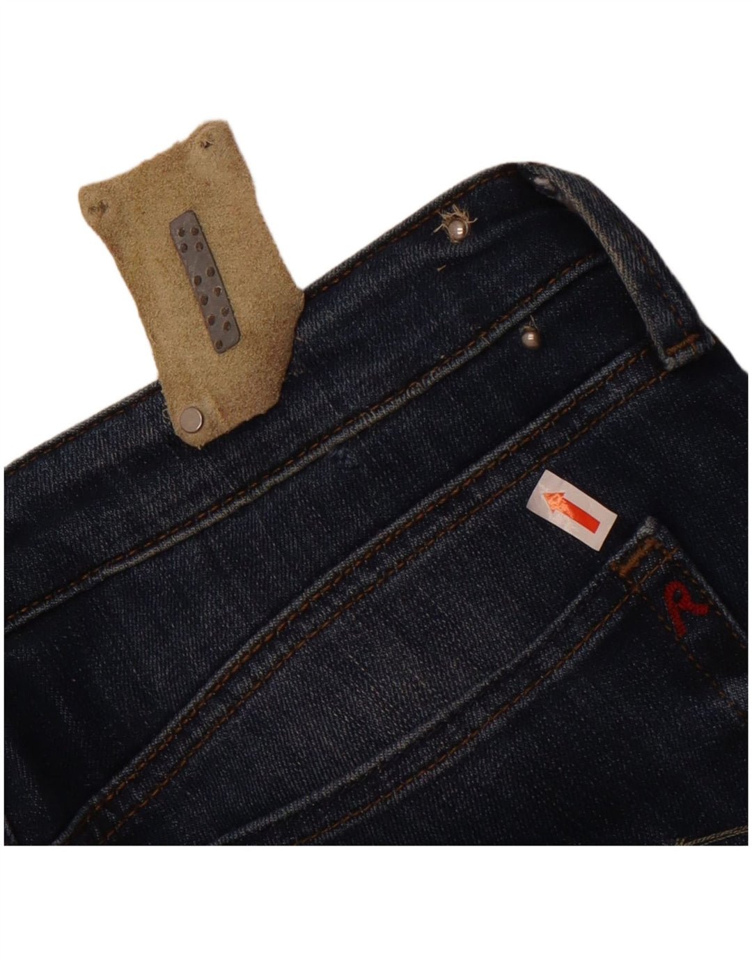 Replay Mens Rhaxma Slim Jeans W29 L34 Azul Marinho Algodão