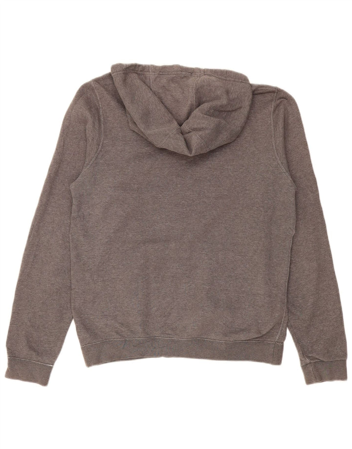 NIKE Mens Hoodie Jumper Pequeno Algodão Cinza