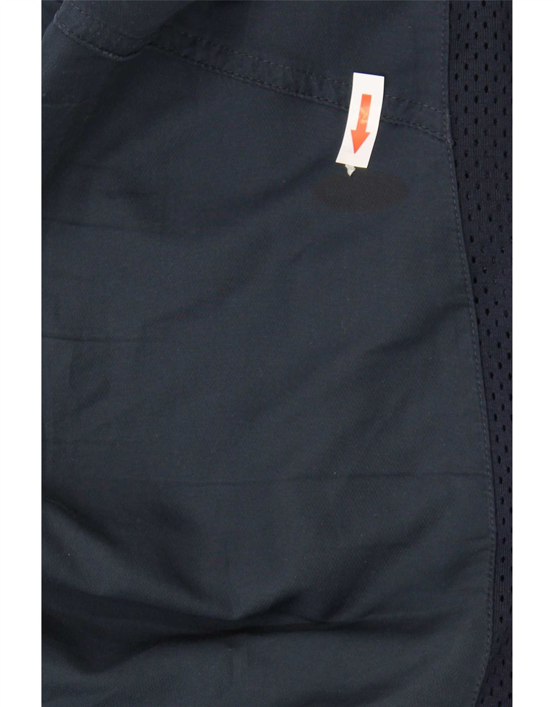 Calça de treino masculina Adidas pequena azul marinho poliéster