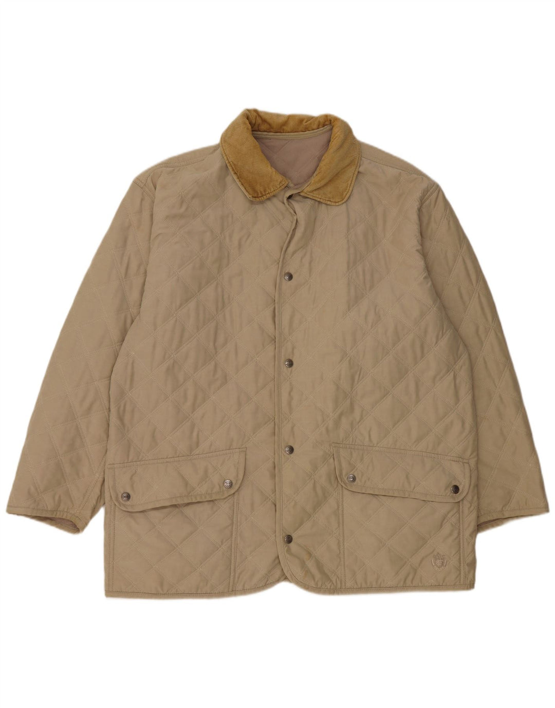 Belfe & Belfe Jaqueta masculina acolchoada IT 52 XL algodão bege