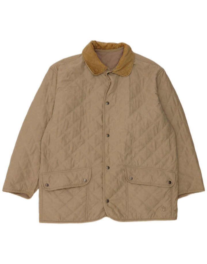 Belfe & Belfe Jaqueta masculina acolchoada IT 52 XL algodão bege
