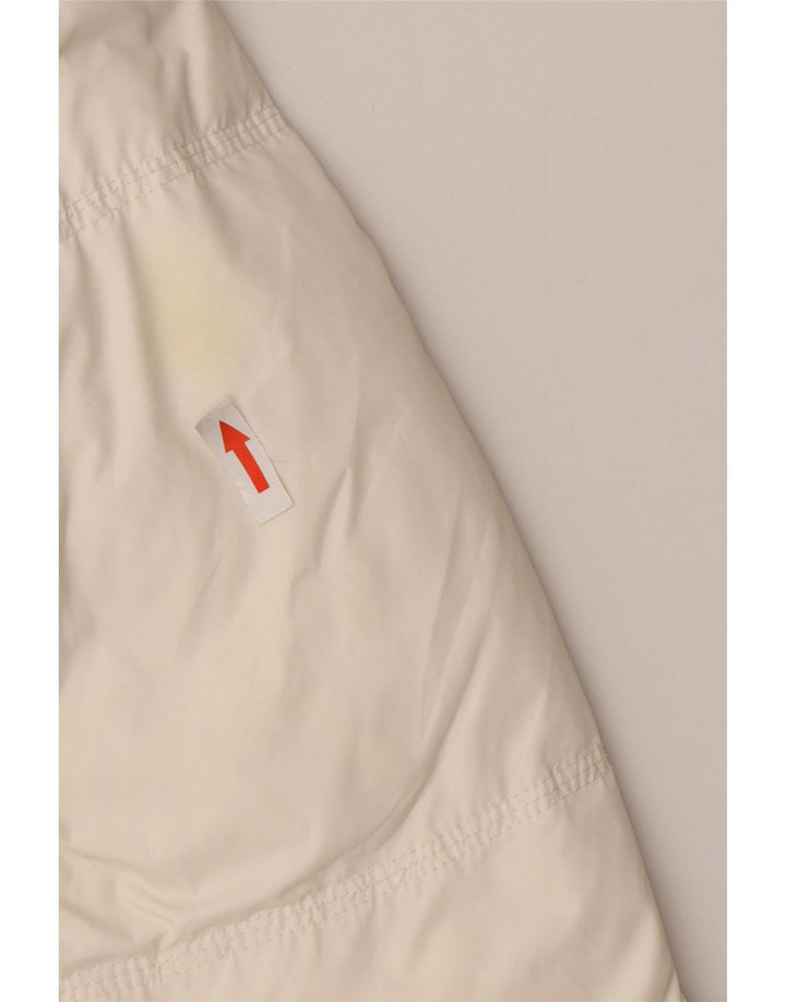 Jaqueta feminina acolchoada com capuz KOCCA UK 16 XL poliamida branca