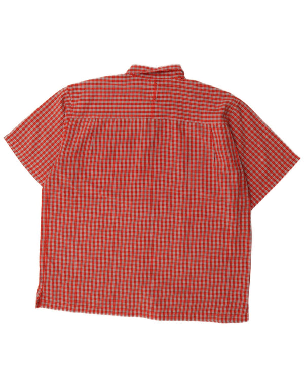 Camisa masculina de manga curta The North Face XL Red Check Modal