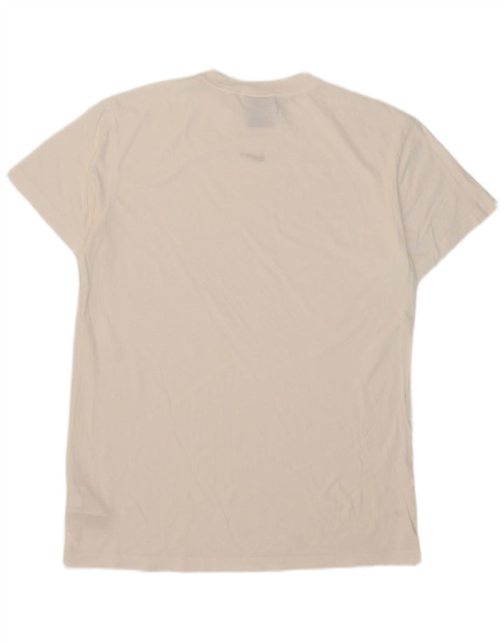 Nike Mens Camiseta Top Médio Algodão Branco