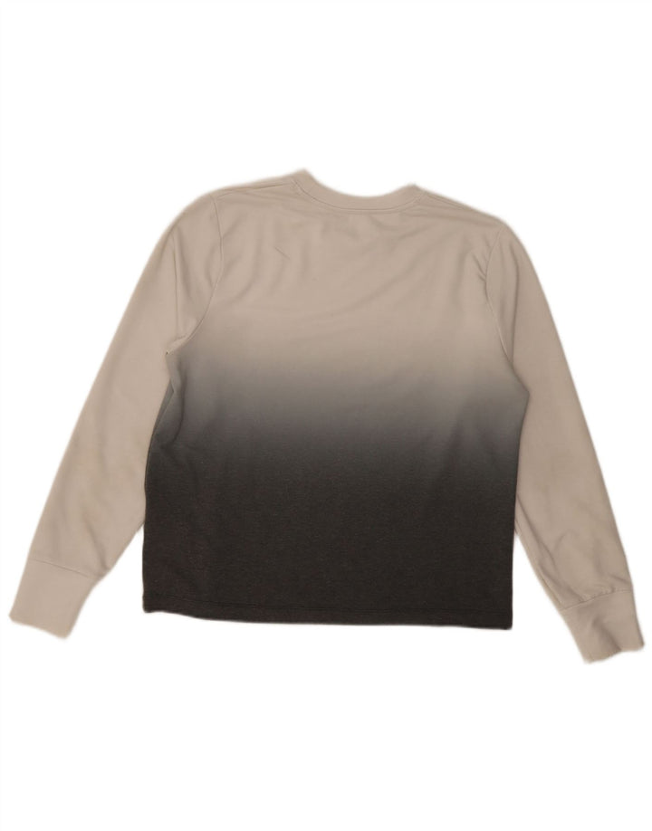 Under Armour Mens Top Manga Longa Média Off White Colourblock Poliéster