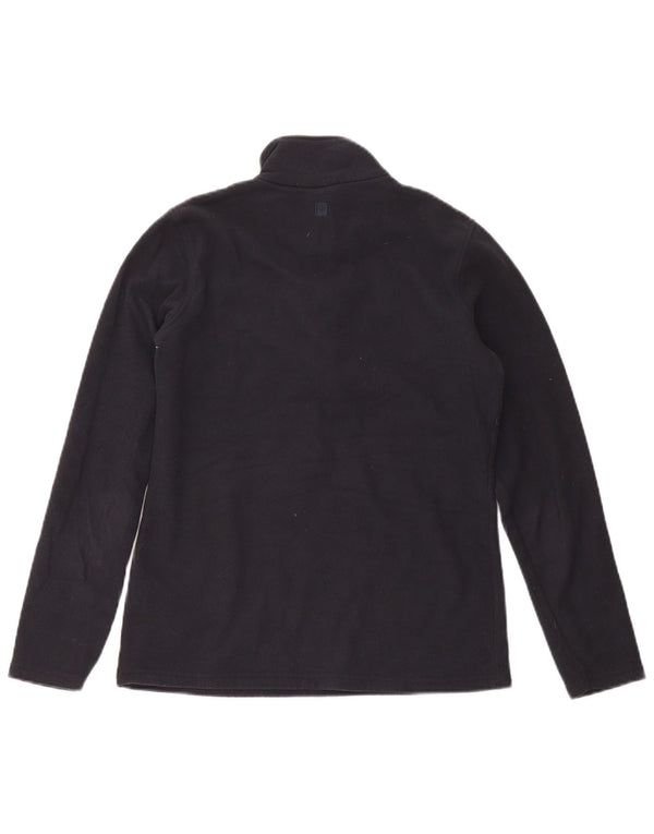 Mountain Warehouse Womens Zip Neck Fleece Jumper UK 12 Medium Navy Blue