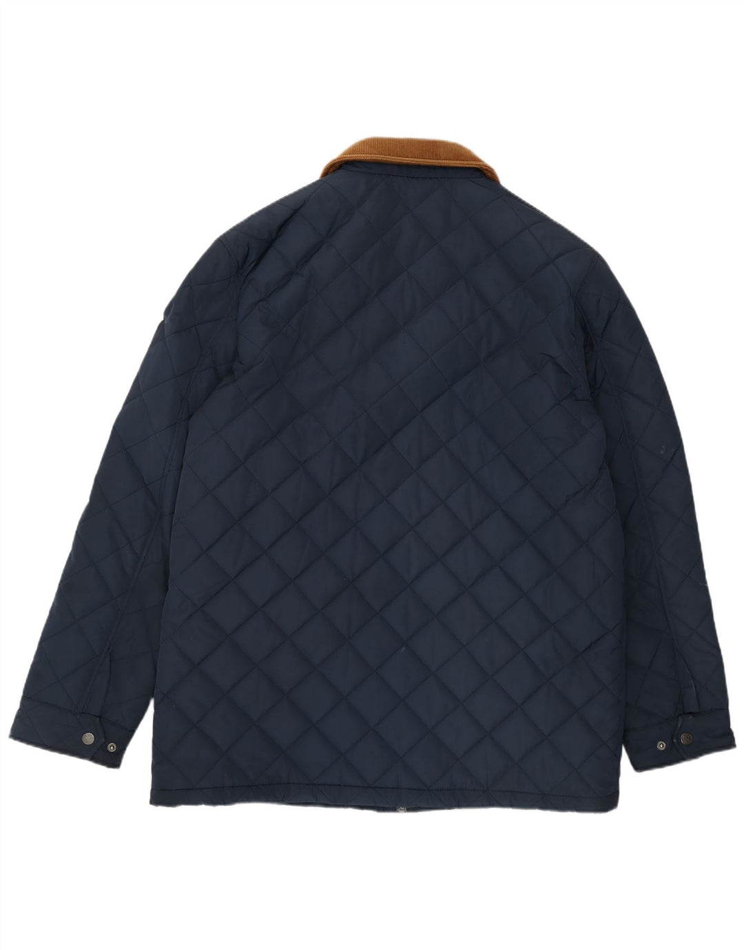 Jaqueta acolchoada masculina UK 42 XL da roupa da tripulação poliéster azul marinho